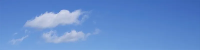 Cumulus Clounds on a Blue Sky